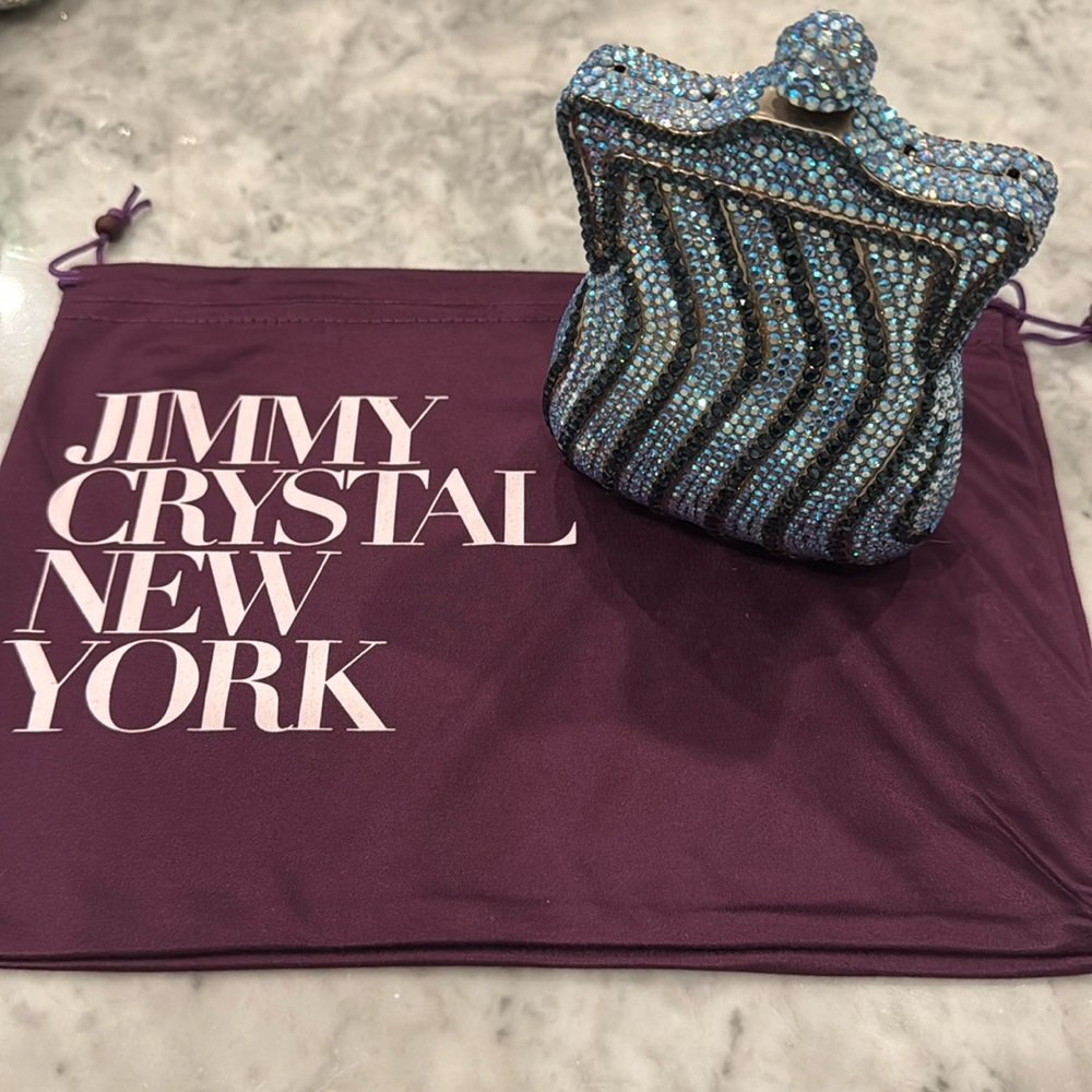Jimmy Crystal New York crystallized evening bag